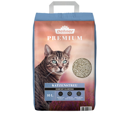 Dehner Premium Katzenstreu Komfort Klumpend, 10 l