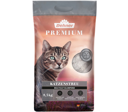 Dehner Premium Katzenstreu Multicat Klumpend, 8,5 kg