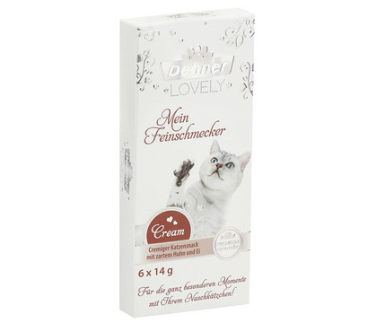 Dehner Premium Lovely Katzensnack Cream Mein Feinschmecker