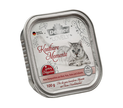 Dehner Premium Lovely Nassfutter für Katzen Kostbare Momente, 100 g