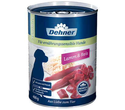 Dehner Premium Nassfutter für Hunde Sensitive, 400 g/800 g