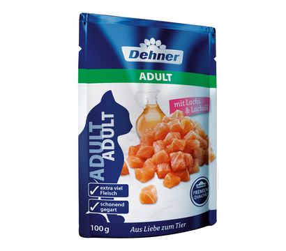 Dehner Premium Nassfutter für Katzen Adult, 100 g