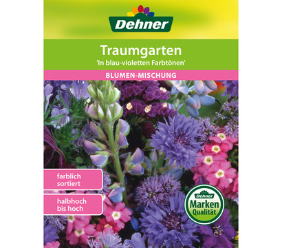 Dehner Samen Blumenmischung 'Farbgarten in blau-violetten Tönen'