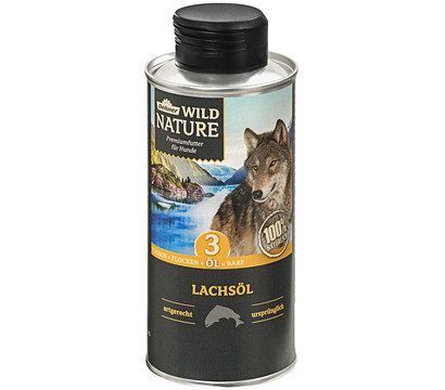 Dehner Wild Nature BARF-Ergänzungsfutter für Hunde Lachsöl