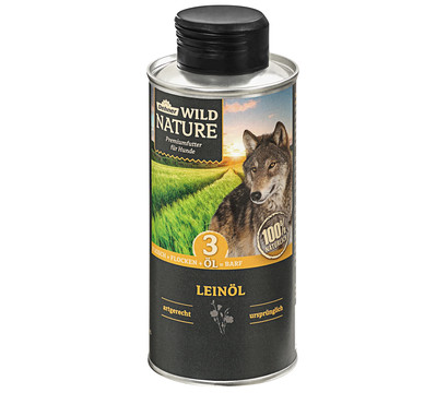 Dehner Wild Nature BARF-Ergänzungsfutter für Hunde Leinöl
