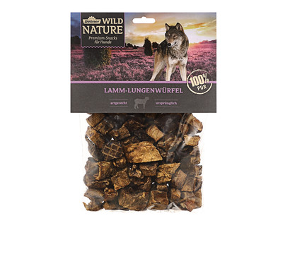 Dehner Wild Nature Hundesnack Lamm-Lungenwürfel, 200 g