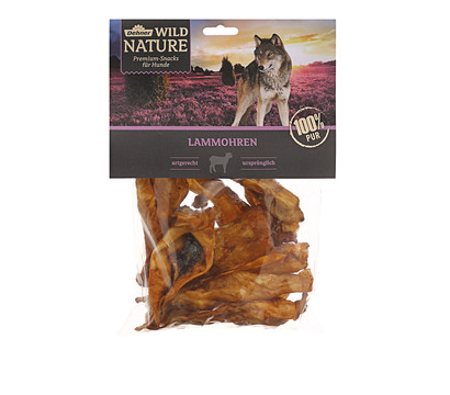 Dehner Wild Nature Hundesnack Lammohren, 200 g
