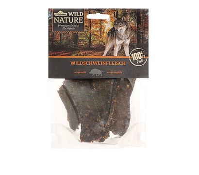 Dehner Wild Nature Hundesnack Wildschweinfleisch, 100 g