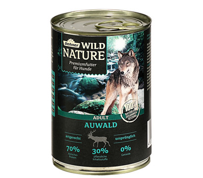 Dehner Wild Nature Nassfutter für Hunde Auwald Adult, 400 g/800 g