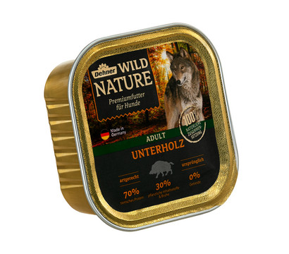 Dehner Wild Nature Nassfutter für Hunde Unterholz Adult, 150 g