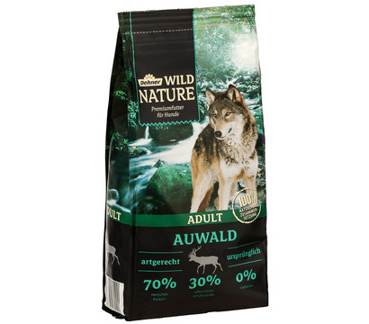 Dehner Wild Nature Trockenfutter für Hunde Auwald Adult, Wild