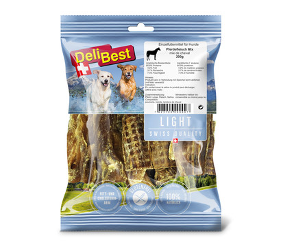 DeliBest Light Hundesnack Pferdefleisch-Mix