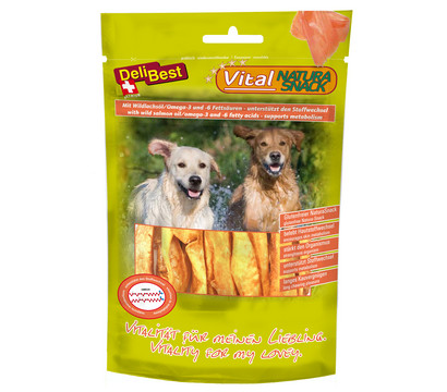 DeliBest Vital Natura Hundesnack Wildlachsöl, 200 g