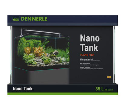 DENNERLE Mini-Aquarium Set Nano Tank Plant Pro, 35 l
