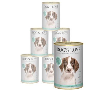DOG'S LOVE Nassfutter für Hunde Hypoallergen, 6 x 400 g