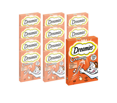 Dreamies™ Katzensnack Creamy, 11 x 4x10 g