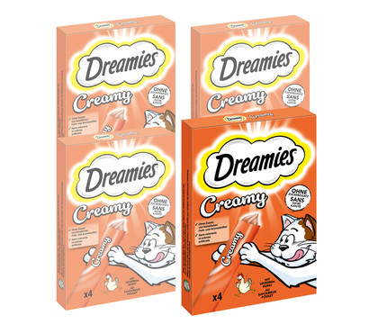 Dreamies™ Katzensnack Creamy, 4 x 40 g