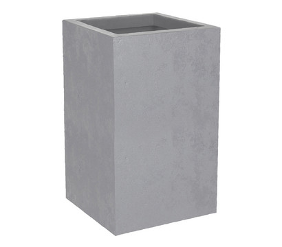 EDA Kunststoff-Topf Basalt Up, quadratisch, ca. B30/H50/T30 cm