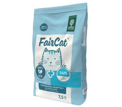 GREEN PETFOOD Trockenfutter für Katzen FairCat® Safe Adult, Insekten, 7,5 kg