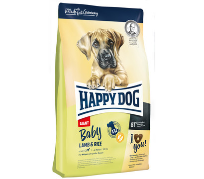 Happy Dog Trockenfutter für Hunde Giant Baby Lamm & Reis, 15 kg