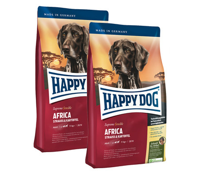 Happy Dog Trockenfutter für Hunde Supreme Sensible Africa