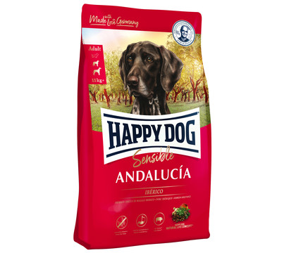 Happy Dog Trockenfutter für Hunde Supreme Sensible Andalucía, Schwein