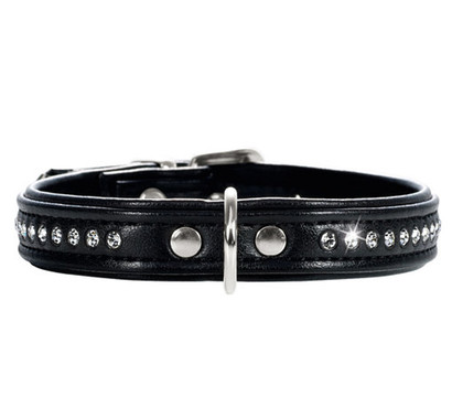 HUNTER® Hundehalsband Modern Art Luxus, schwarz