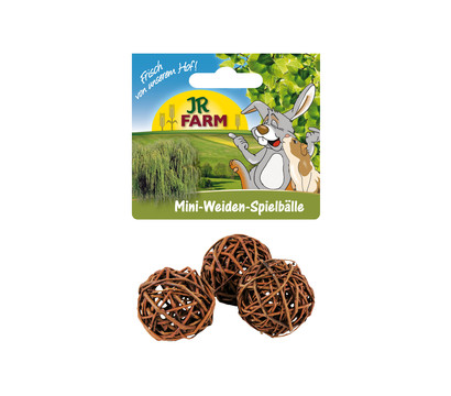 JR FARM Nagerspielzeug Mini Weiden-Spielbälle