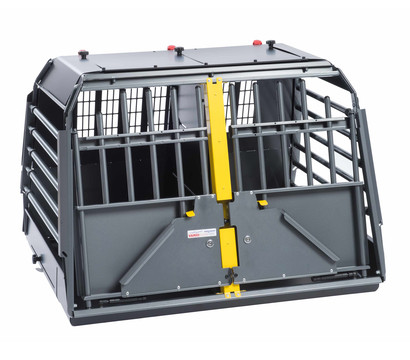 kleinmetall® Hundetransportbox VarioCage Doppelbox L, ca. B99/H65/T76-103 cm