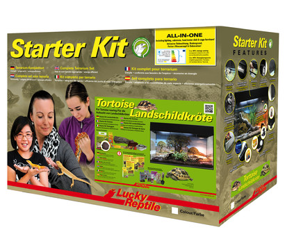 Lucky Reptile Starter Kit Komplettset Landschildkröte, ca. B80/H52/T40 cm