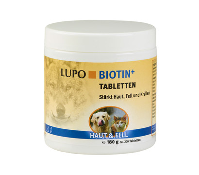 LUPOSAN Ergänzungsfutter für Hunde & Katzen LUPO Biotin+ Tabletten