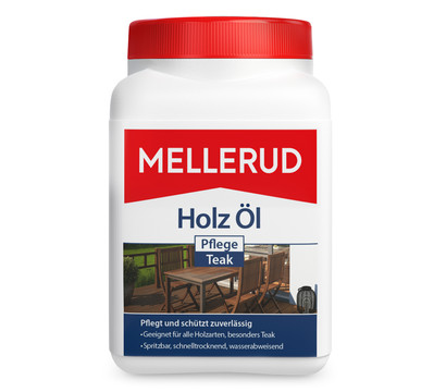 Mellerud® Holz-Ölpflege, 750 ml, Farbton teak