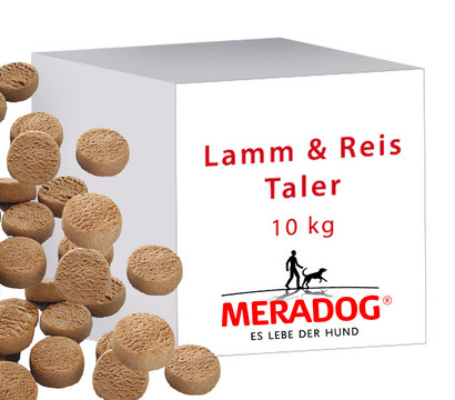 MERA® Hundesnack Lamm & Reis Taler, 10 kg