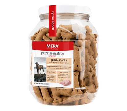 Mera Hundesnack Pure Sensitive Goody, Truthahn & Kartoffel, 600 g