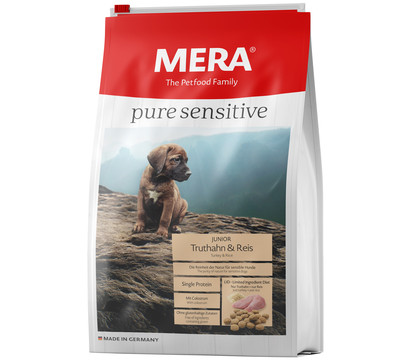 MERA® Trockenfutter für Hunde pure sensitive Junior, 4 kg