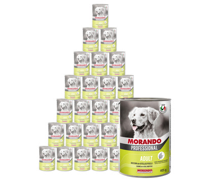 MORANDO Professional Nassfutter für Hunde Stücke Adult