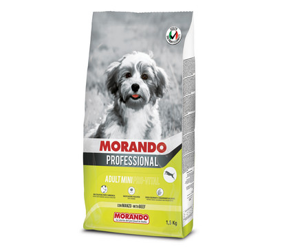 MORANDO Professional Trockenfutter für Hunde Mini Adult, Pro-Vital, 1,5 kg
