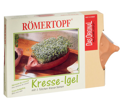Römertopf Kresse-Igel inkl. Saatgut