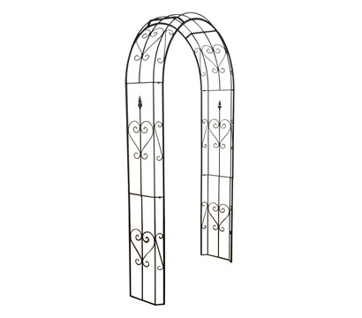 Dehner Metall-Rosenbogen Renata, ca. B120/H228/T38 cm