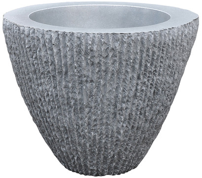 Roto Kunststoff-Blumentopf Samba, konisch, Ø 62 cm, grau