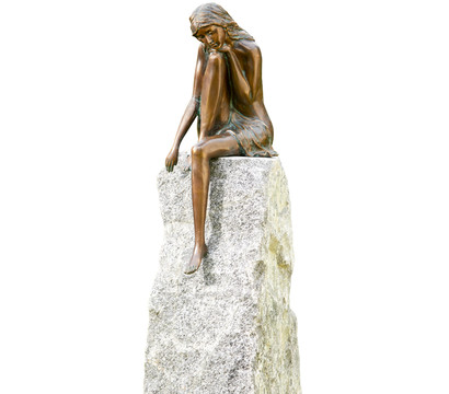 Rottenecker Bronze-Figur Emanuelle, 33 x 22 x 70 cm