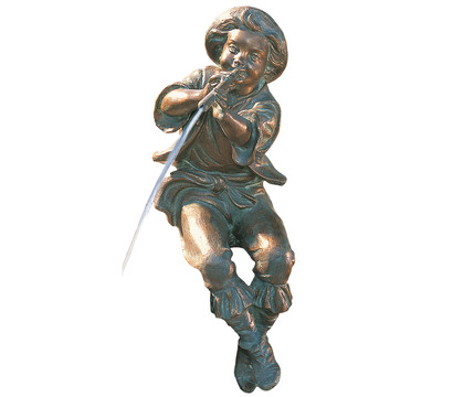 Rottenecker Bronze-Figur Fabio, wasserspeiend, ca. H45 cm