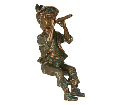 Rottenecker Bronzefigur Flötenspieler