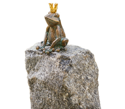 Rottenecker Bronze-Froschkönig, 8 x 9 x 13 cm