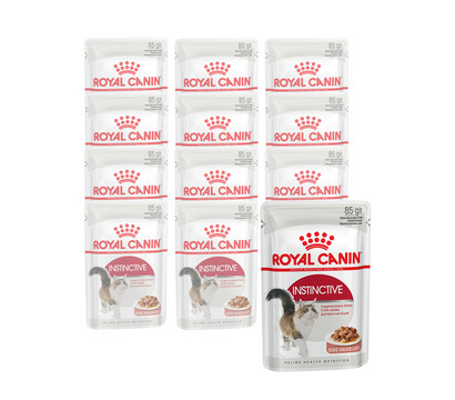 ROYAL CANIN® Nassfutter für Katzen Instinctive in Soße, 12 x 85 g