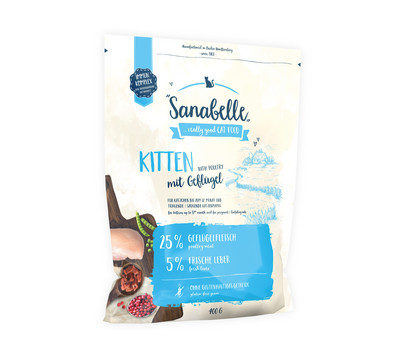 Sanabelle® Trockenfutter Kitten Geflügel, 400g