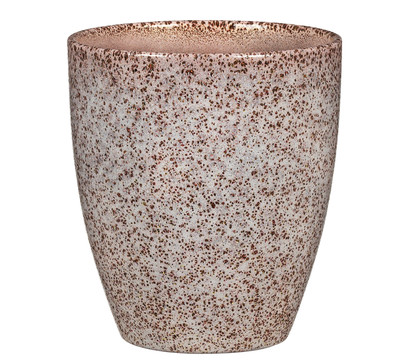 Scheurich Keramik-Übertopf Solido, konisch, hellbraun, ca. Ø13 cm