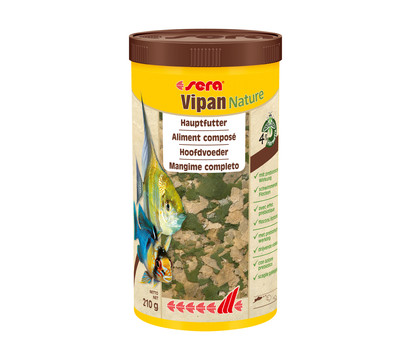 sera Fischfutter Vipan Nature, 210 g