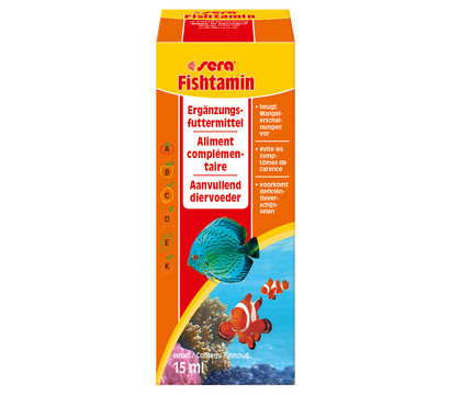 sera fishtamin Vitamine für Fische, 15 ml