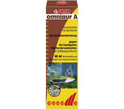 sera omnipur A Arzneimittel für Zierfische, 50 ml